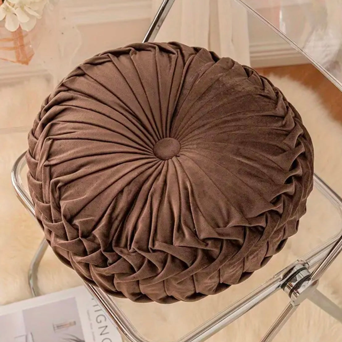 Hedda Kudde Brun 35 cm